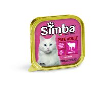 סימבה - מעדן בשר לחתול - 100 גרם (32 במגש)