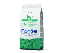 מונג' - מזון יבש לחתולים להפחתת היווצרות כדורי שיער וסילוקם (היירבול) - 1.5 ק"ג