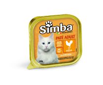 סימבה - מעדן עוף לחתול - 100 גרם (32 במגש)
