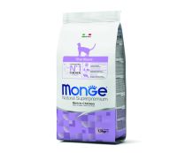 מונג' - מזון יבש לחתולים/ות מסורסים/מעקורים - עוף - 1.5 ק"ג