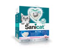 סניקט אקטיב - קרטון חול לבן בניחוח לוטוס - 10 ליטר