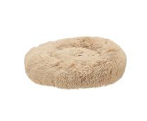 ל.ס - מיטת פינוק 58.5 עגולה פרוותית לכלב