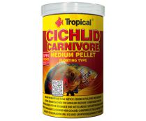 טרופיקל - מזון לציקלידים קרניבורים מדיום - 1000 מ"ל