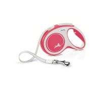 פלקסי ניו קומפורט אדום - רצועה נמתחת לכלב - מידה L