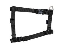 זאוס - רתמת ניילון אפורה H גודל L לכלב