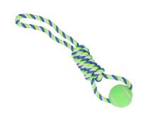 דוג איט - חבל דנטלי ספירלה וכדור טניס לכלב