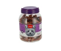 ונפי - חטיפי נקניקיות ברווז לכלבים בצנצנת - 600 גרם