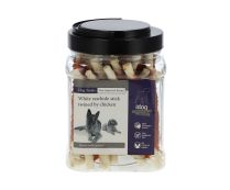 איידוג - צנצנת חטיפי מקלות עור בציפוי עוף - 400 גרם