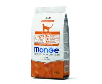 מונג' - מזון יבש לחתולים/ות מסורסים/מעקורים - ברווז - 1.5 ק"ג