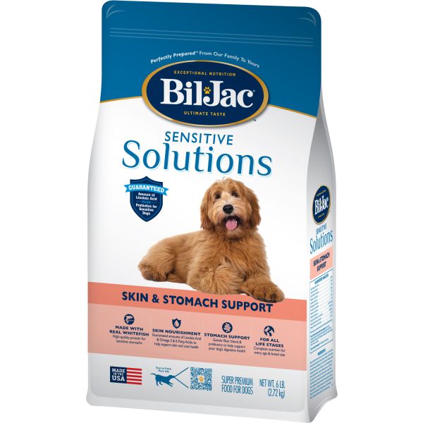 ביל ג'ק - מזון סופר פרימיום לכלבים לתמיכה לבעלי רגישיות בעור ובקיבה - 2.7 ק