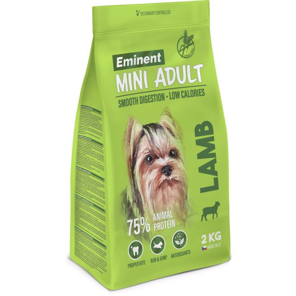 אמיננט - מונו כבש ללא דגנים לכלבים מגזע קטן - 2 ק
