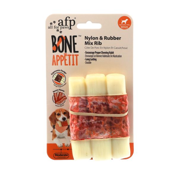 AFP - עצם משחק לכלב ריב צלעות - מידה L