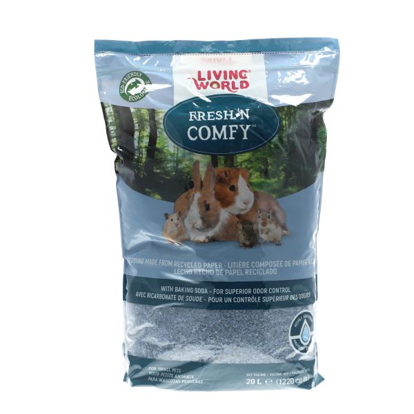 ליווינג וורלד - מצע טבעי כחול לכלובי מכרסמים