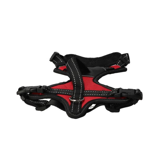 רתמת ספורט ניילון S (שחור/אדום)