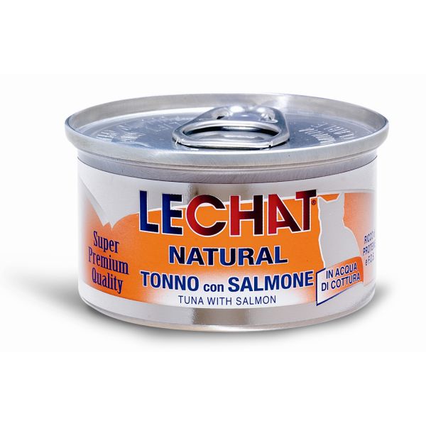 להשאט נאטורל - מעדן טונה וסלמון בג'לי לחתול - 80 גרם