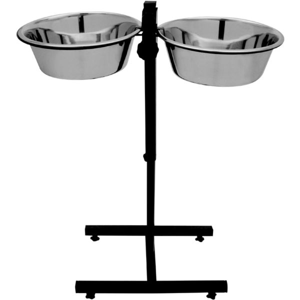 קומר - מעמד מתכוונן בינוני וקערות - 2.8 ליטר