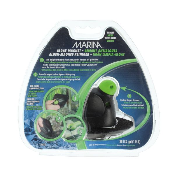 מרינה - מגנט לניקוי האקווריום - מידה S