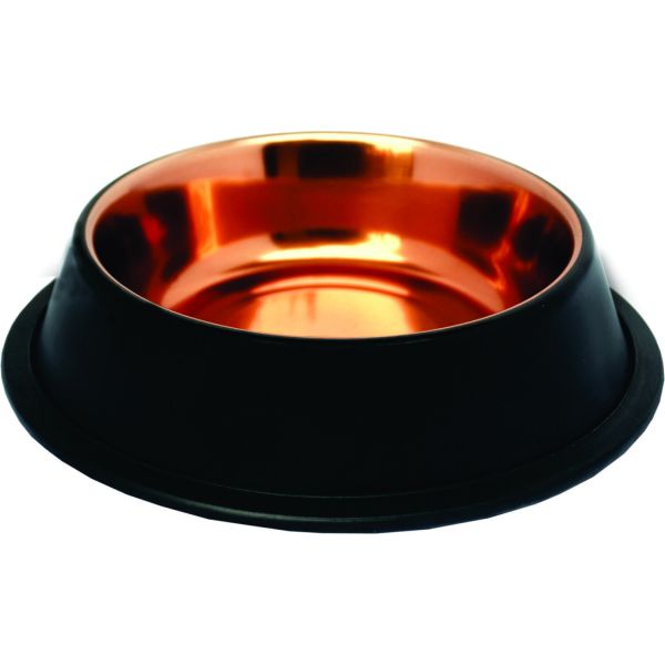 קומר - קערת נירוסטה בצבע שחור וזהב - 0.45 ל'