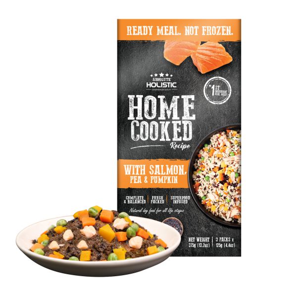 הום קוק סלמון אפונה ודלעת  375 גרם