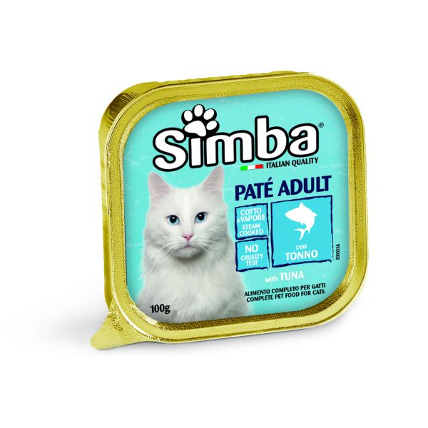 סימבה - מעדן דג לחתול - 100 גרם (32 במגש)