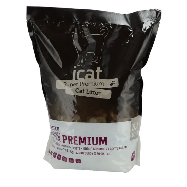 איי קט - חול קריסטל לחתול - 3.6 ליטר