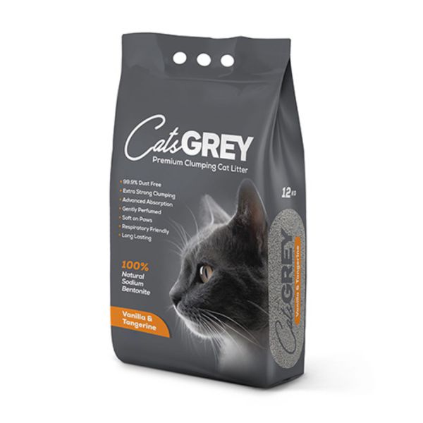 קטס גריי - חול מתגבש סנסטיב - 10 ק