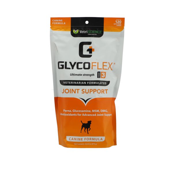 גלייקופלקס שלב 3 - לעסניות לתמיכה בפרקים ובמפרקים לכלב