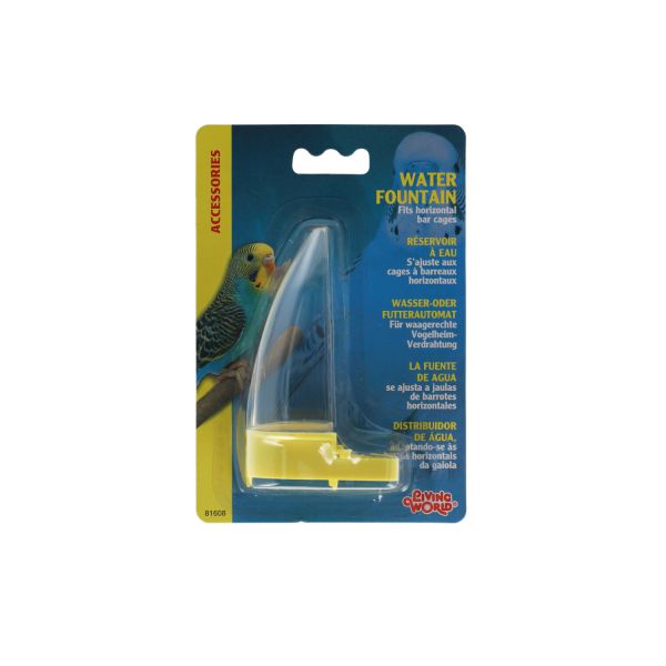 ליווינג וורלד - כלי מעיין מים קטן לציפורים