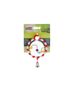 ליווינג וורלד - משחק לציפורים - חישוק קרקס עם חרוזים ופעמון