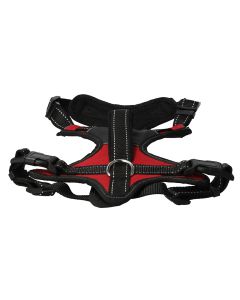 רתמת ספורט ניילון M (שחור/אדום/כחול)