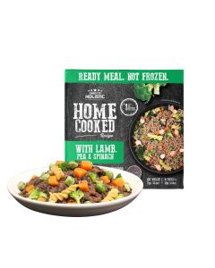 הום קוק אוכל ביתי אמיתי לכלב  כבש , אפונה וסלמון 2 ק"ג