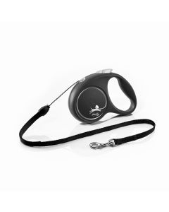 פלקסי שחור עם כסף - רצועה כבל נמתחת - מידה S