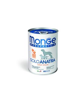 מונג' שימור מונו פרוטאין לכלב - ברווז - 400 גרם