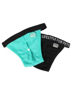 EBI - זוג תחתוני ייחום רב פעמיים לכלבה - מידה S