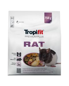 טרופיפיט - מזון מלא פרמיום+ לעכברושים - 750 גרם
