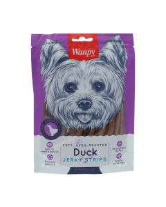 ונפי - חטיף לכלב רצועות ברווז רכות - 100 גרם